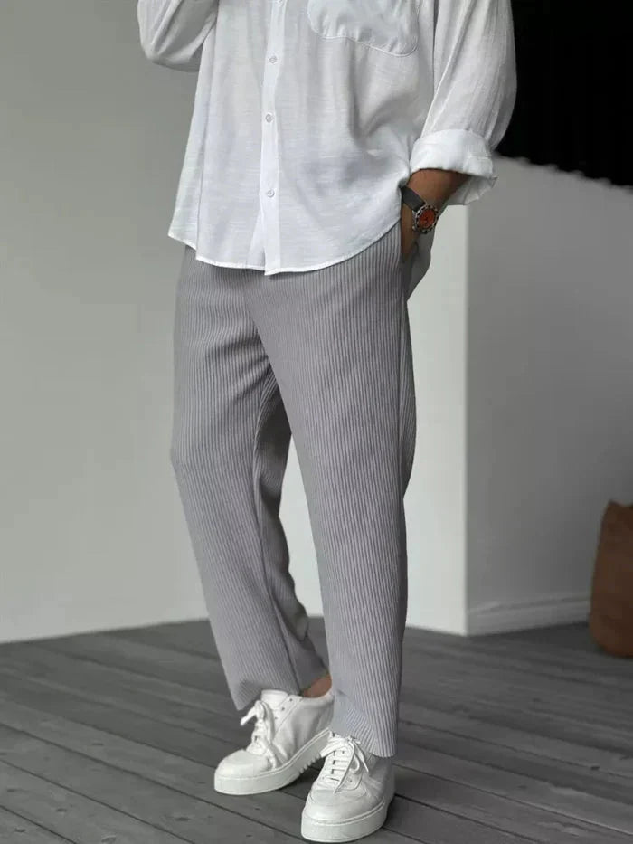 Luxury ribbed trousers | Elegant & Timeless | Comfortable fit | Men's