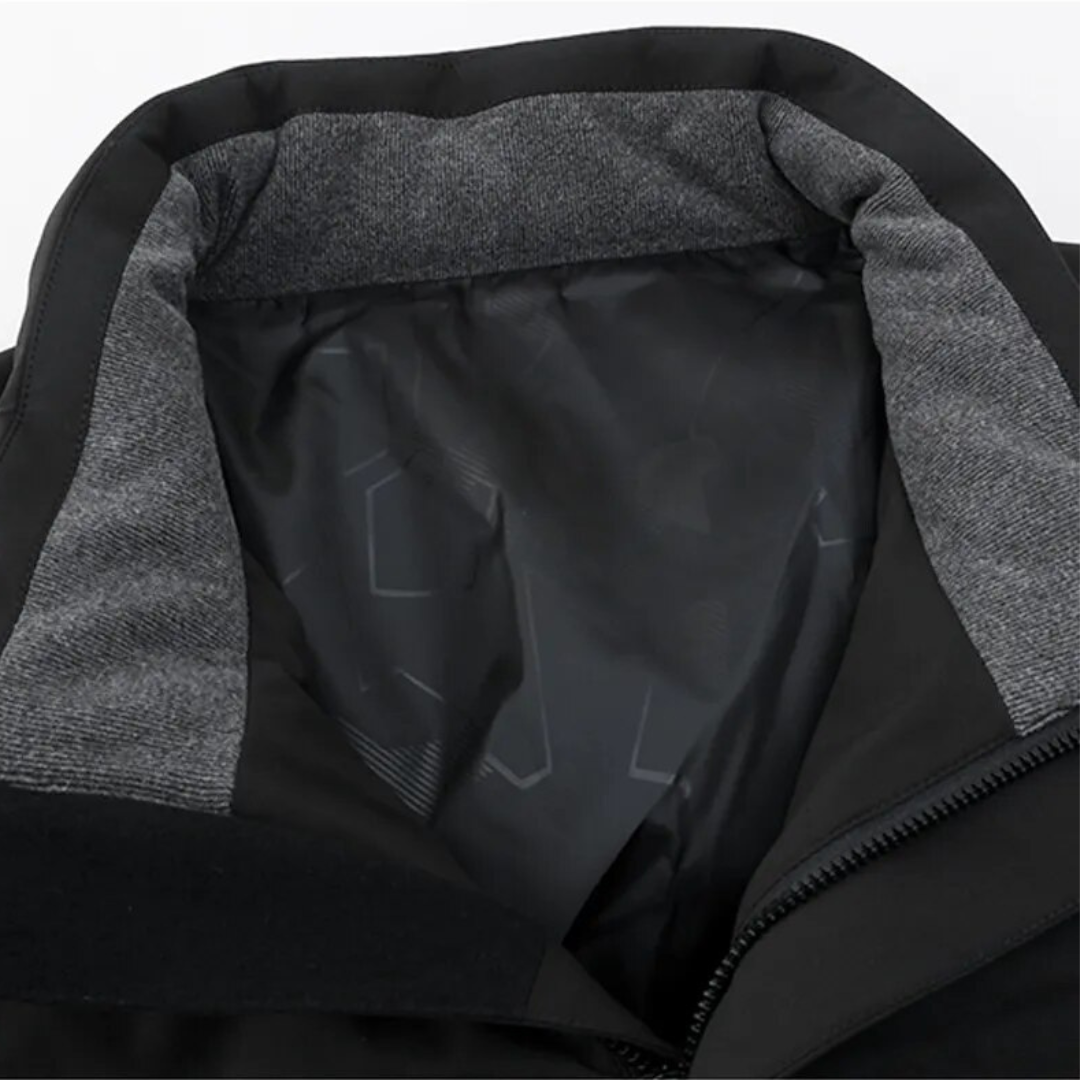 Cosy windproof quilted winter coat for ultimate warmth and exceptional comfort | Stijn