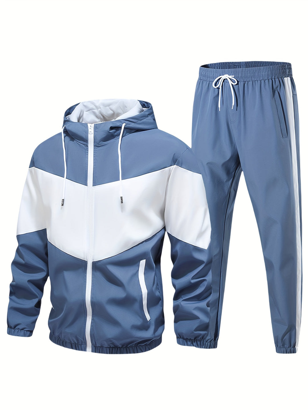 Men's Tracksuit | Two-piece Set | Sporty & Casual | Hooded & Jacket