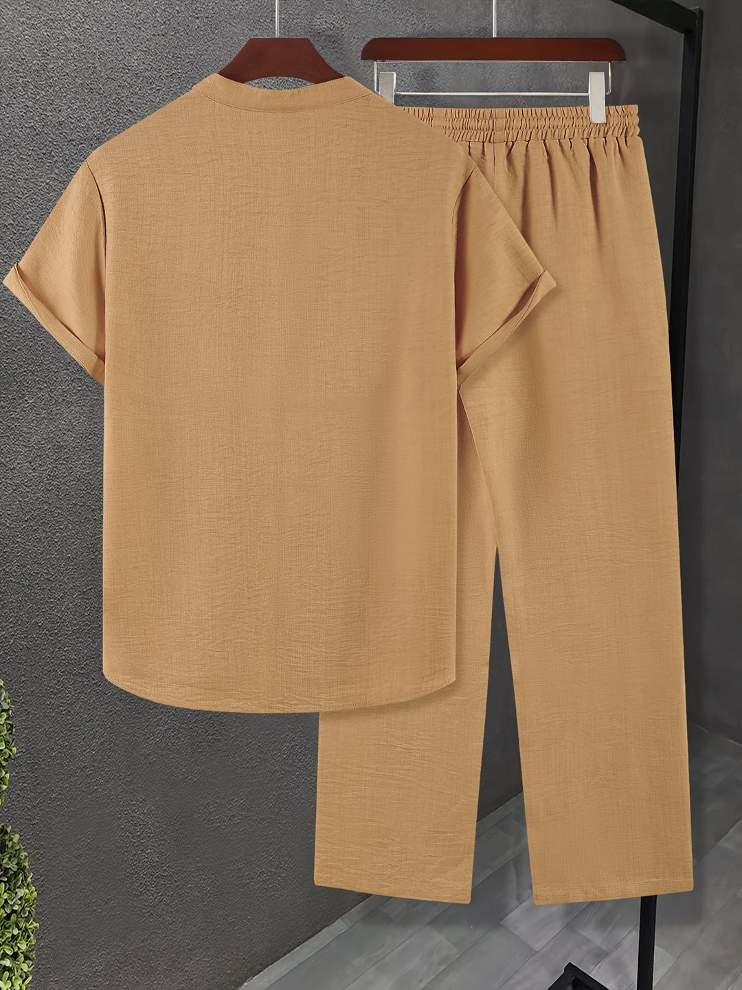 Breathable Shirt & Loose Trousers | Stylish & Comfortable | Men's Set