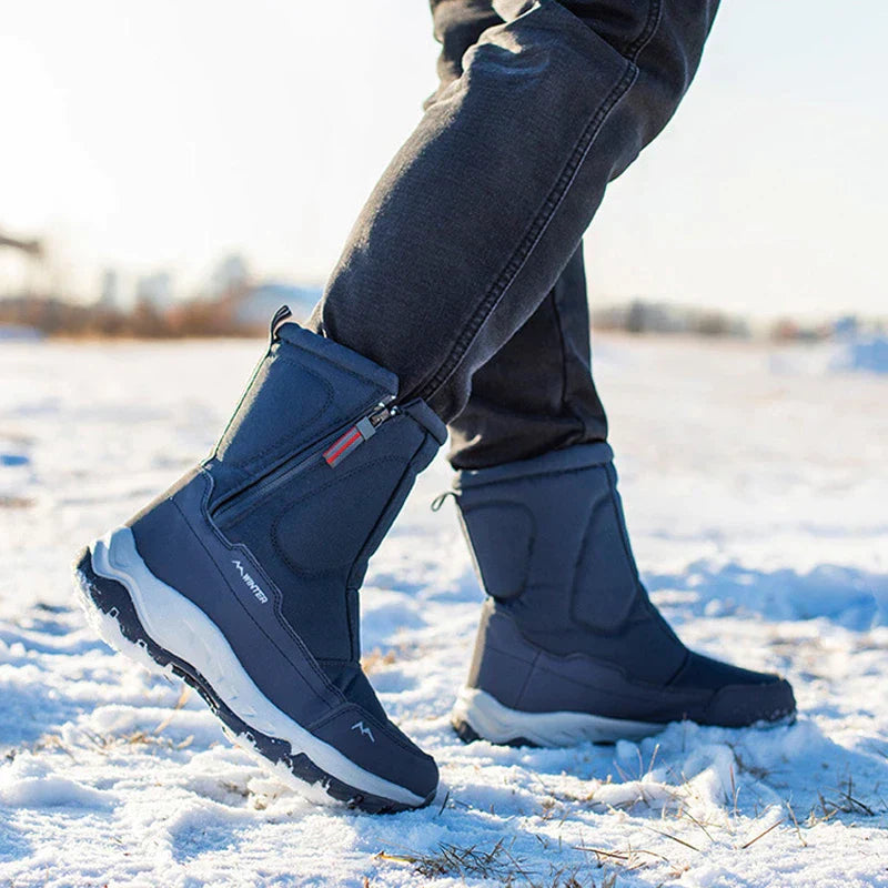 Elegant mid-calf snow boots combine style and function | Noud