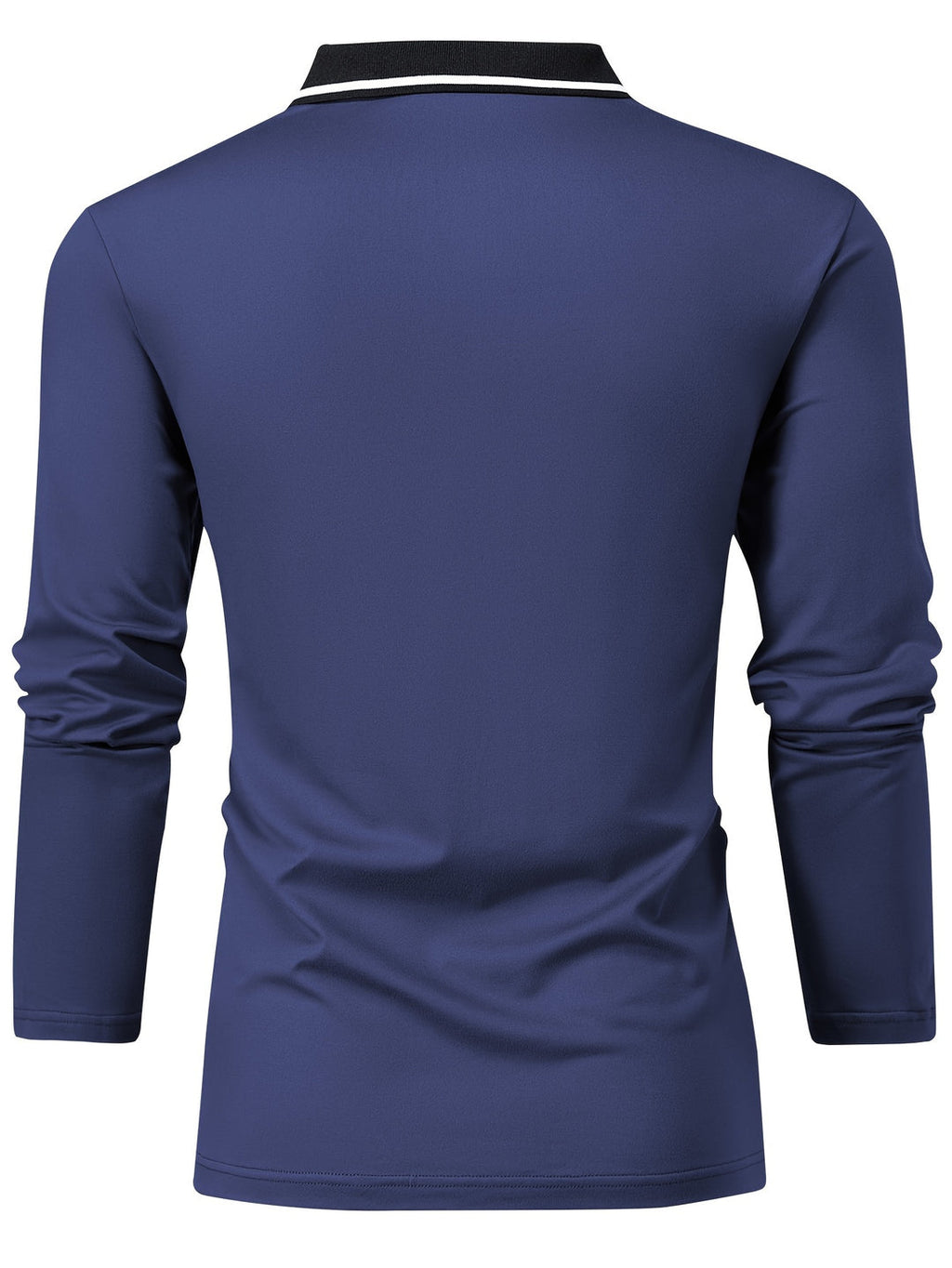 Men's Casual Rugby Shirt | V-neck & Long Sleeves | Spring & Autumn | Polo