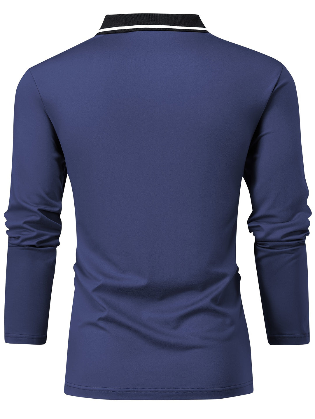 Men's Casual Rugby Shirt | V-neck & Long Sleeves | Spring & Autumn | Polo