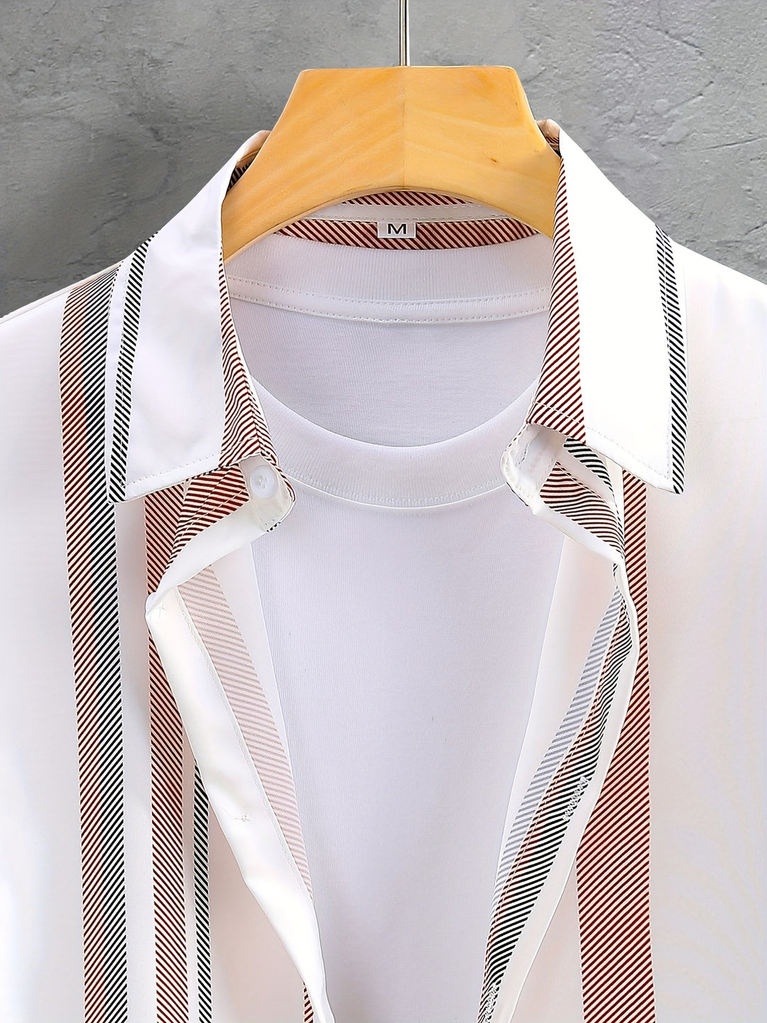 Men's Summer Set | Baroque Striped Shirt & Drawstring Shorts | Retro & Stylish