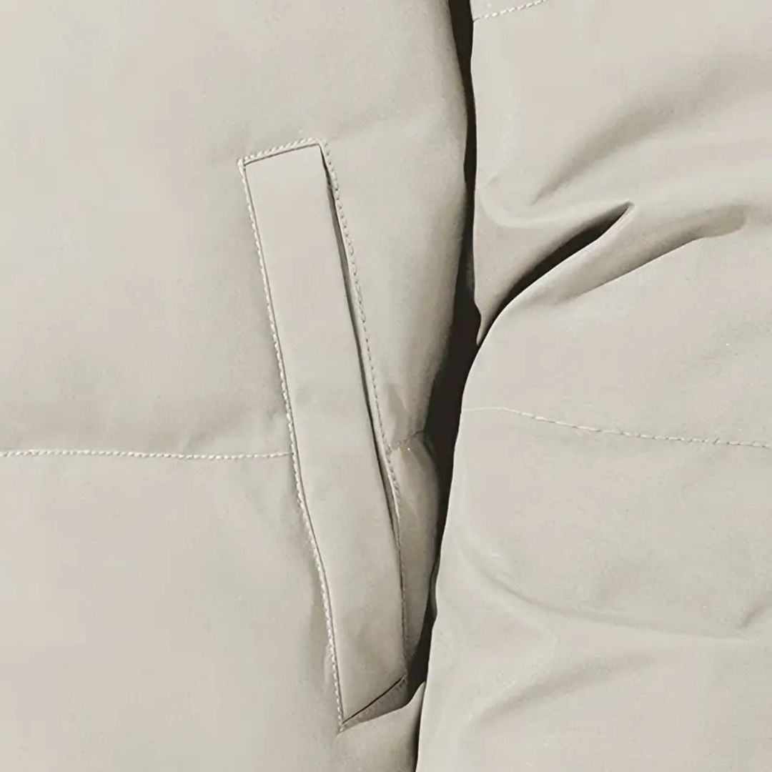 Double-layer insulated men's hooded jacket for ultimate warmth and timeless style | Raf