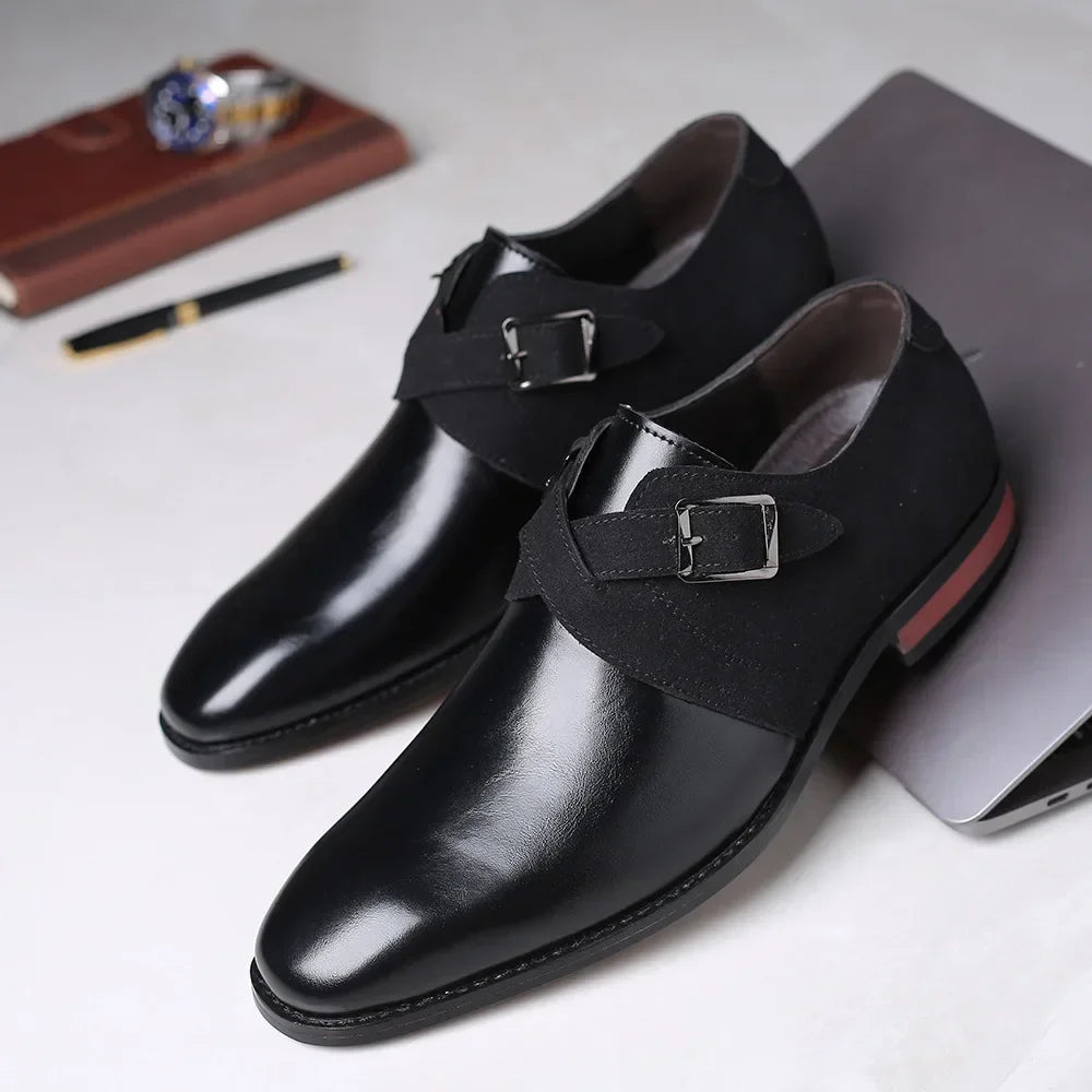 Men's Instep Boots | Double Monk Strap | Breathable & Comfortable | Vegan Leather