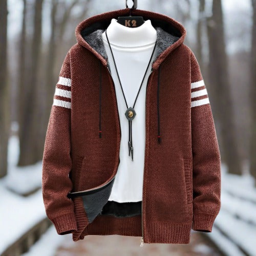 Cozy Winter Jacket with Hood for Men with Ultimate Warmth and Unique Style | Stijn