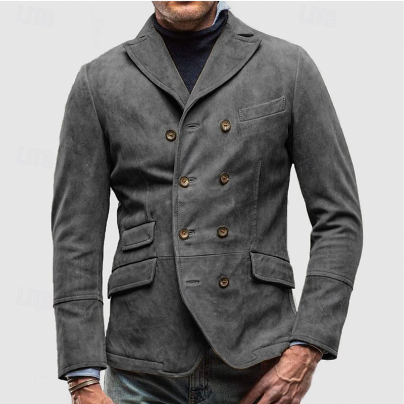 Chic and classic jacket for men with timeless look and retro style | Lars