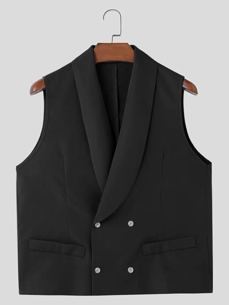 Elegant and stylish men's set with vest and straight-leg trousers for summer look | Alexander