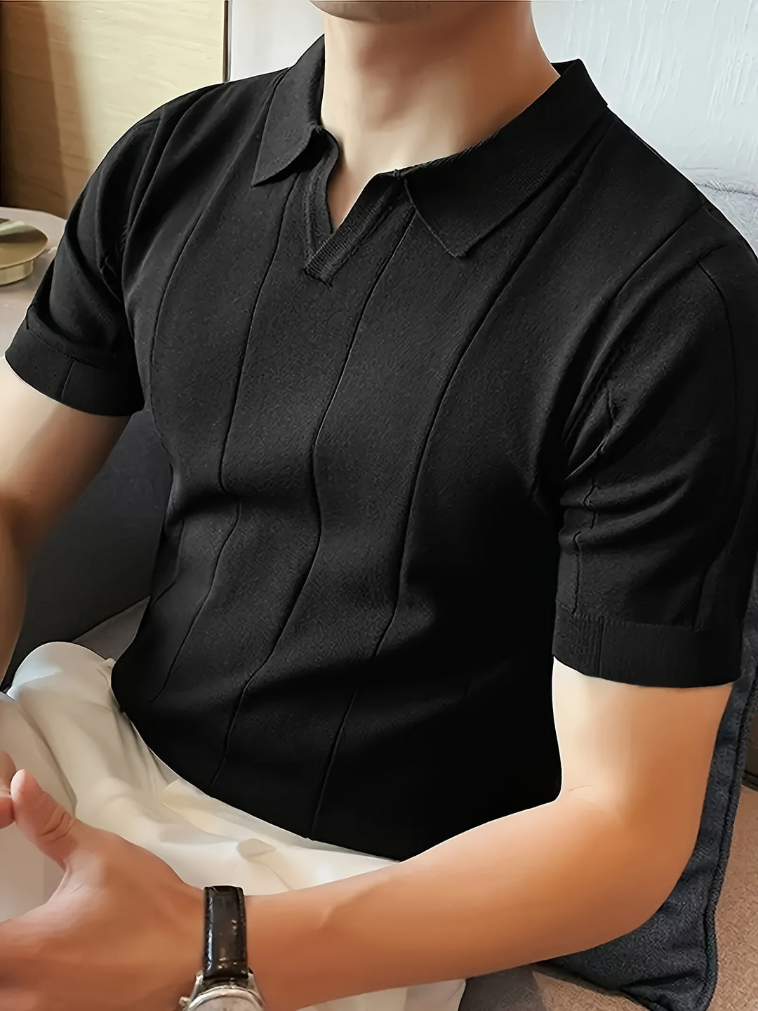 Lightweight and versatile men's short-sleeved polo shirt for casual and sportswear | Dani