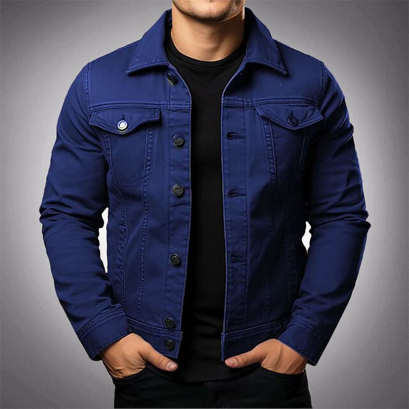 Classic Denim Jacket | Durable & Stylish | Versatile Cotton | Men's