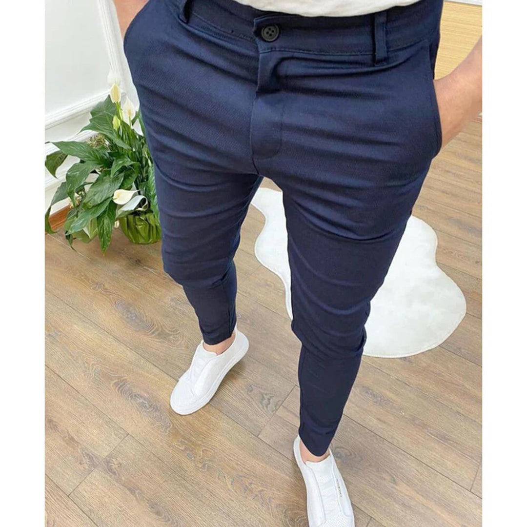 Stylish men's Slim Fit Trousers with timeless comfort and perfect fit | Jamie