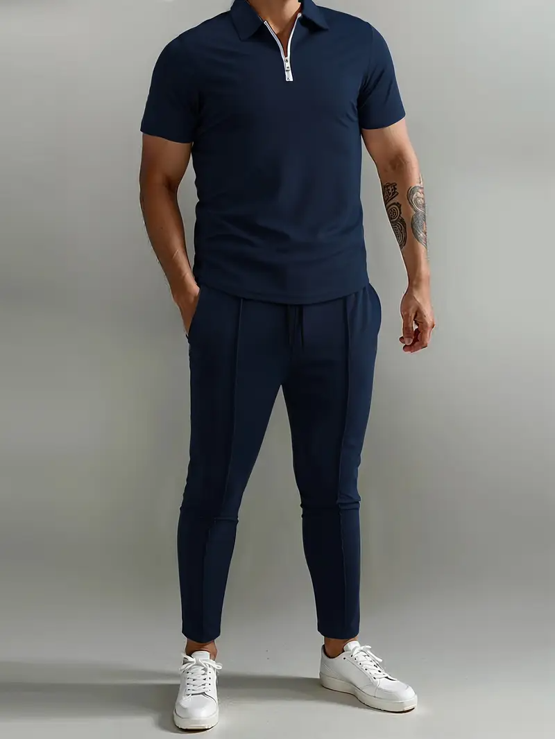 Men's set | Sporty & Elegant | Slim Fit & Breathable | Casual Comfort