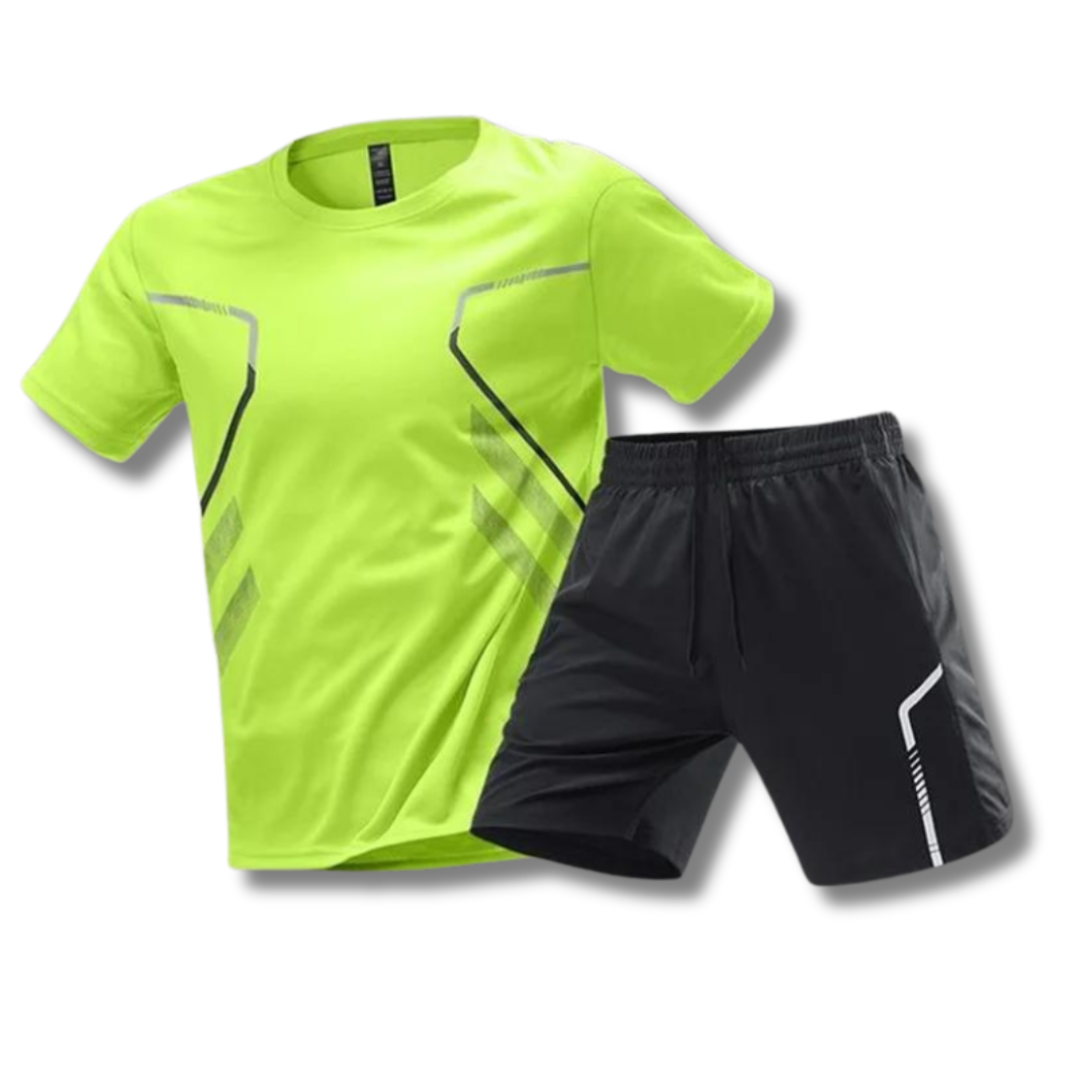 Comfortable men's sports kit with quick-drying fabric for summer activities | Mason