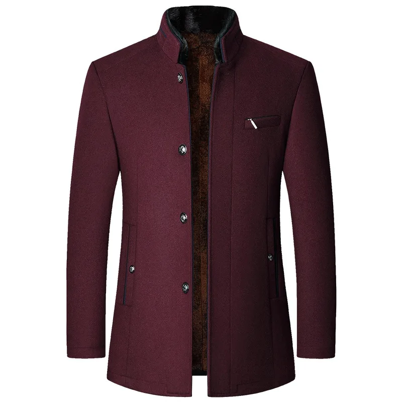 Elegant wool coat for men with timeless warmth and refined style | William