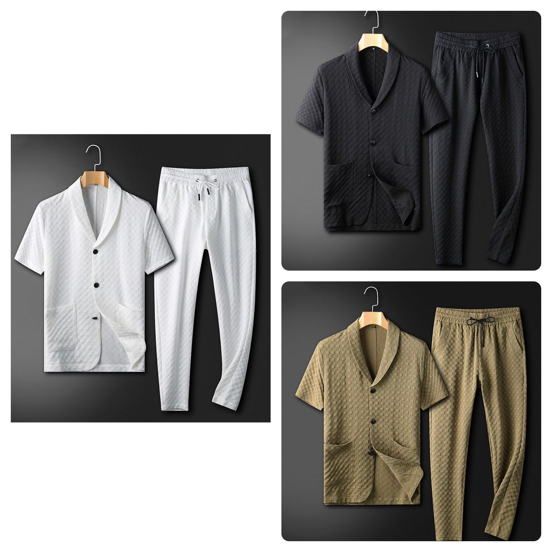 Men's premium summer suit with timeless elegance and superior comfort | Rens