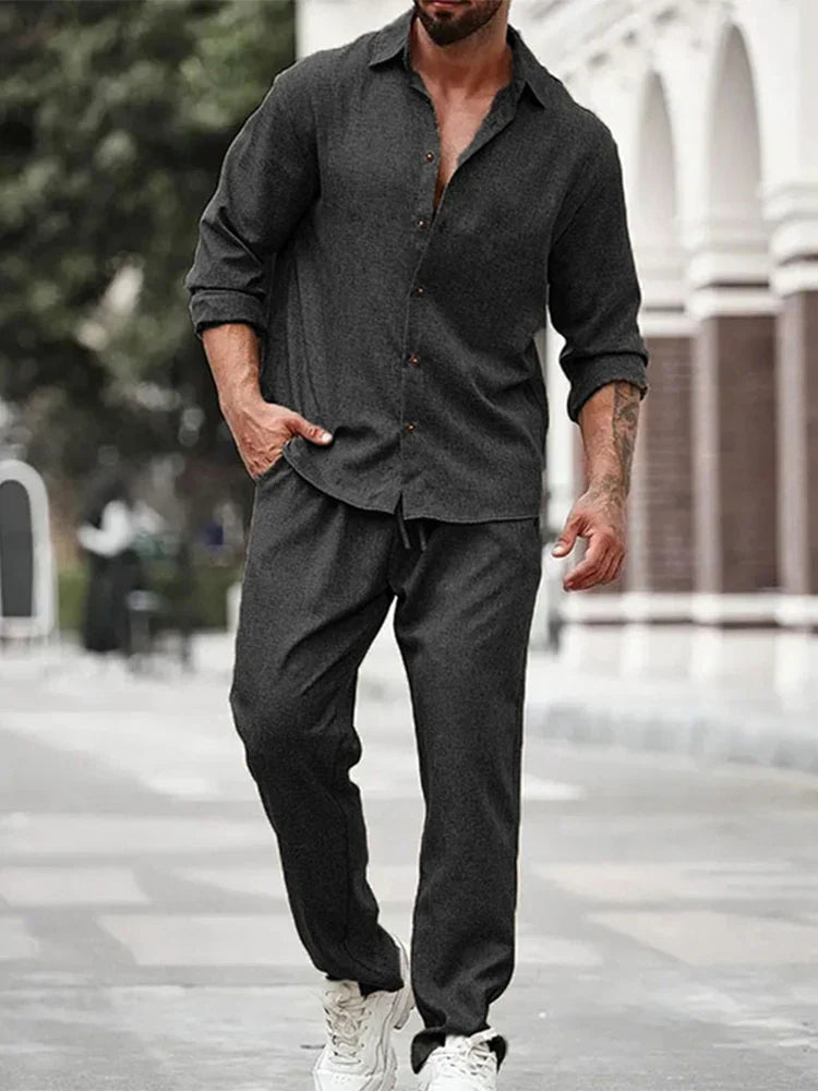 Two-piece Casual Suit | Modern & Sophisticated Look | Comfortable Soft Fabric