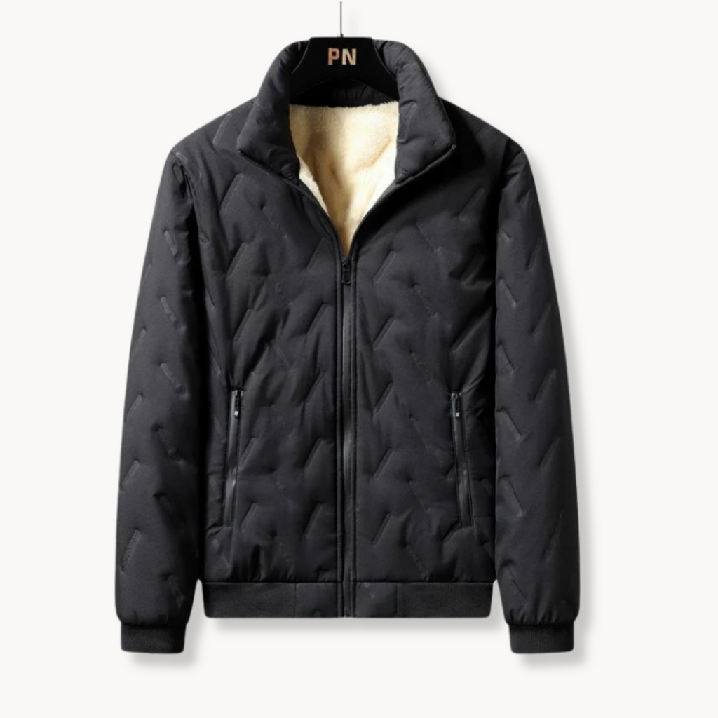 Luxury Kashmir down jacket for men with ultimate warmth and trendy style | Koen