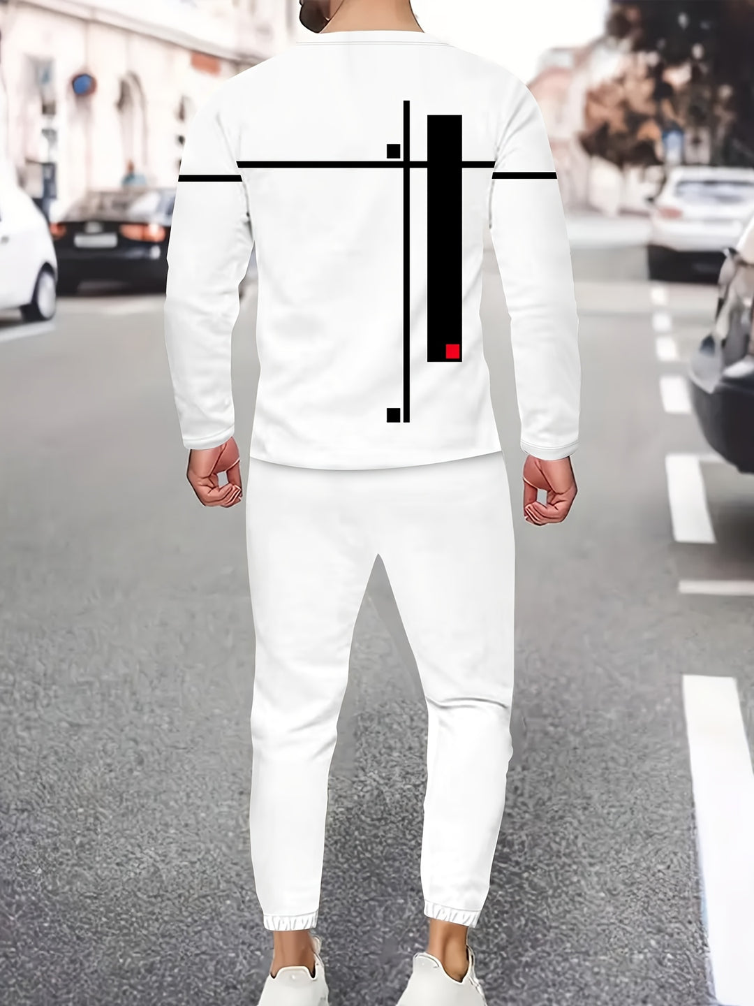 Men's Sports Suit | Colour Accent & Pockets | Comfortable & Casual | Spring