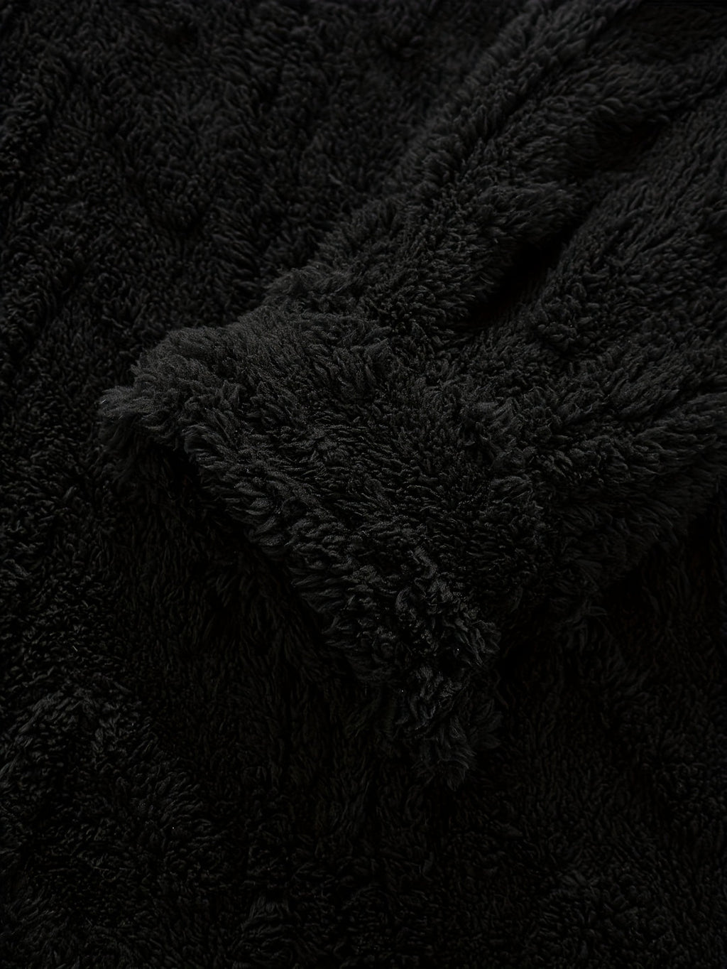 Cozy men's jacket | Warm & Stylish | Double-sided Plush Fleece | Hood & Button