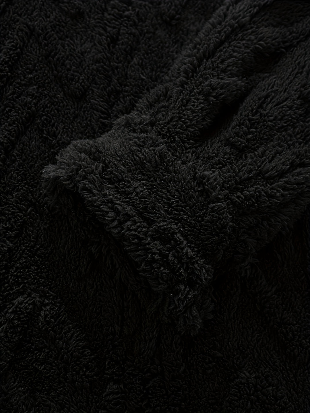 Cozy men's jacket | Warm & Stylish | Double-sided Plush Fleece | Hood & Button