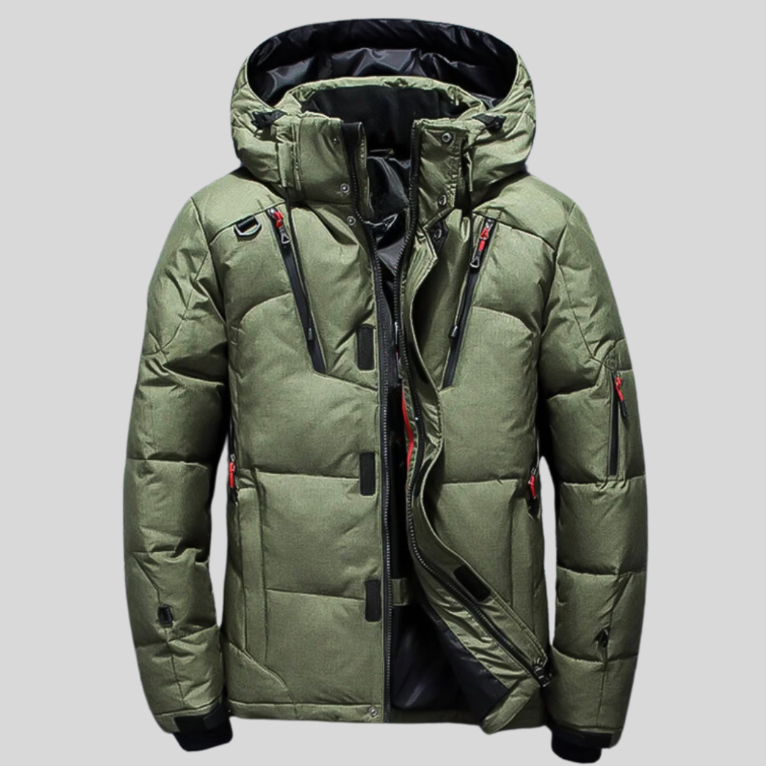 Charming hooded winter coat for ultimate warmth and timeless elegance | Marcel