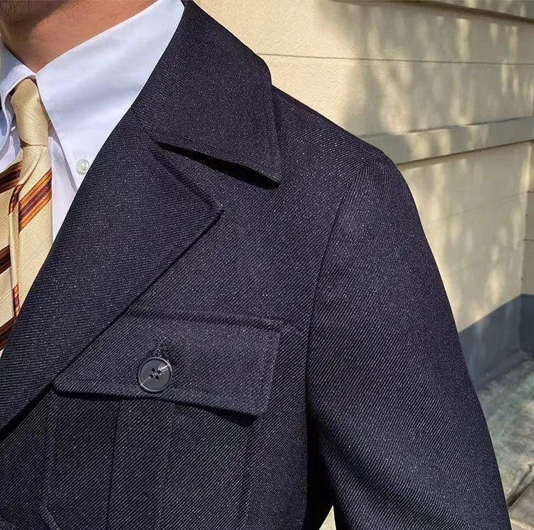 Elegant and unique men's summer coat with classic style and timeless design | Lucas