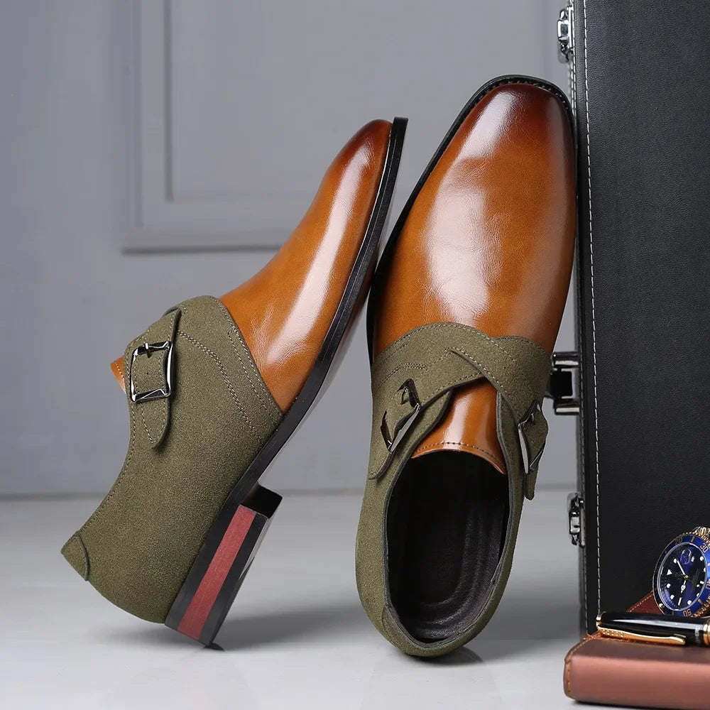 Men's Instep Boots | Double Monk Strap | Breathable & Comfortable | Vegan Leather