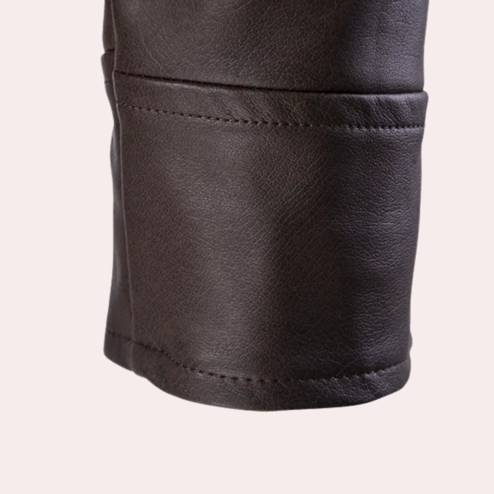 Classic Men's Biker Jacket with bold design and first-class craftsmanship | Thomas