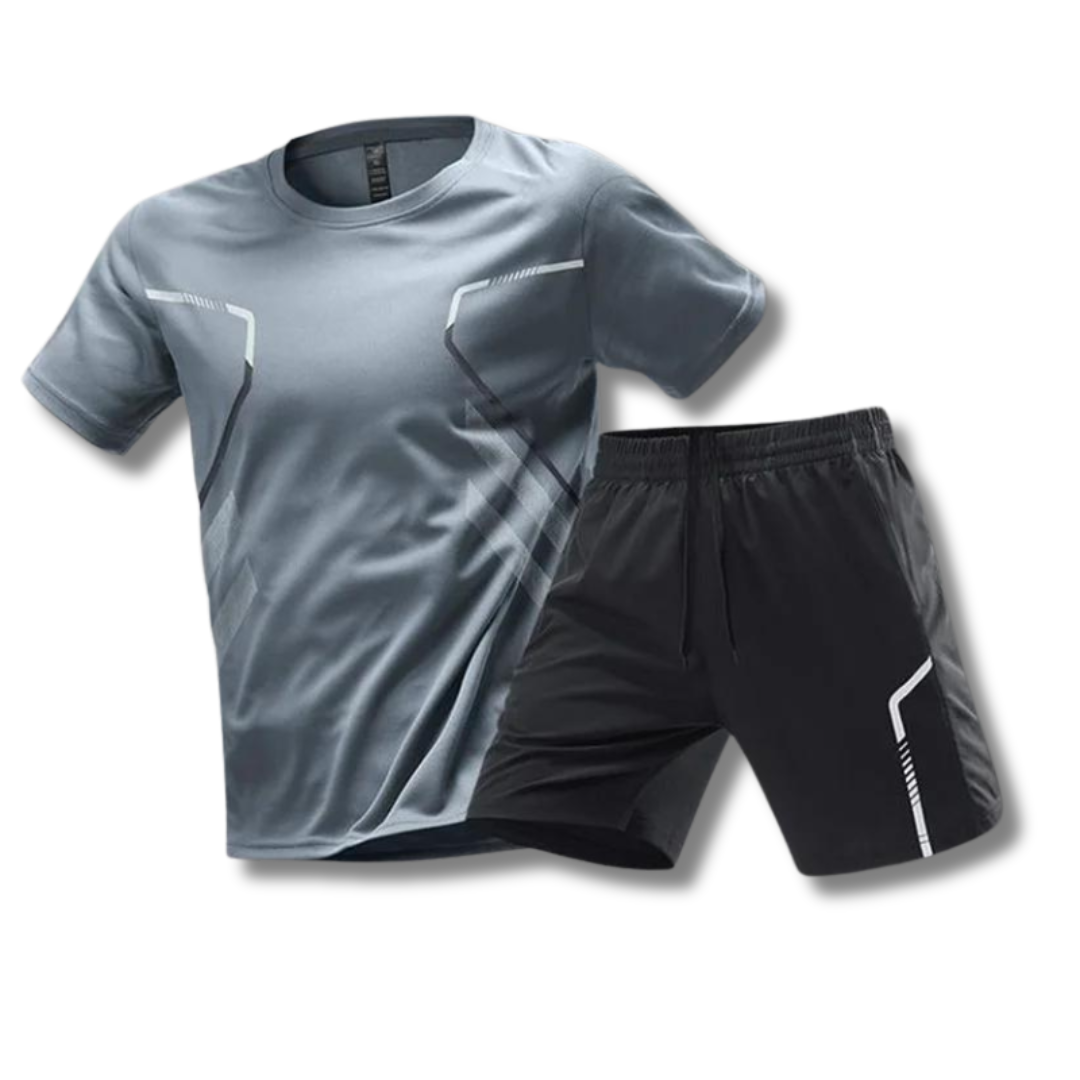 Comfortable men's sports kit with quick-drying fabric for summer activities | Mason