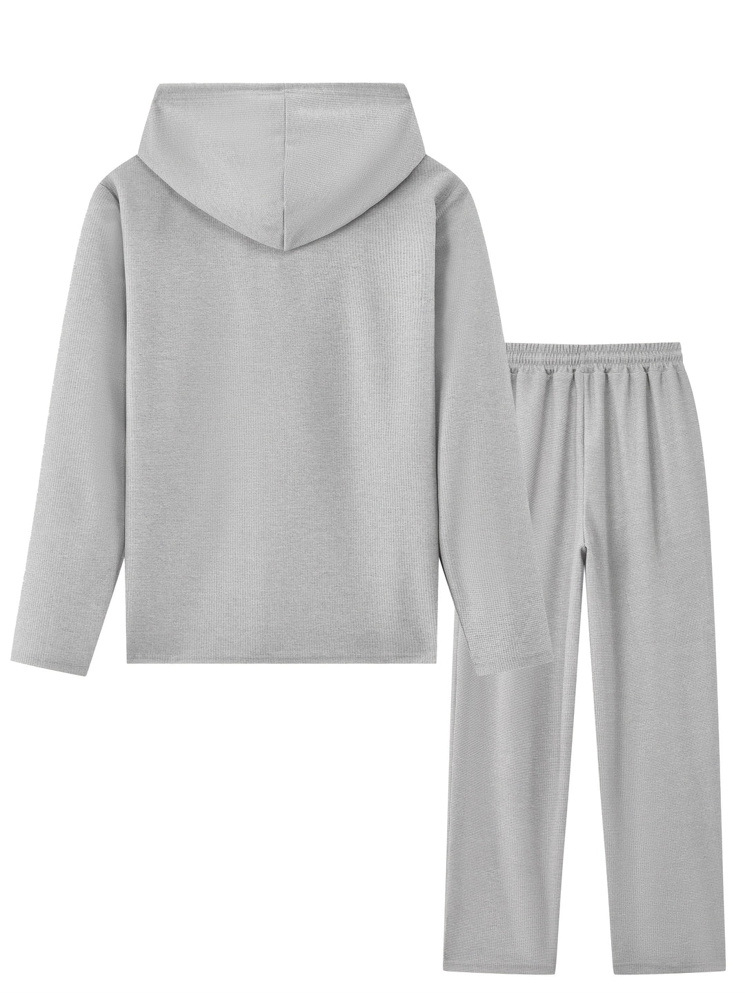 Men's Two-piece Set | Hooded Sweatshirt & Drawstring Trousers | Casual & Comfortable | Spring