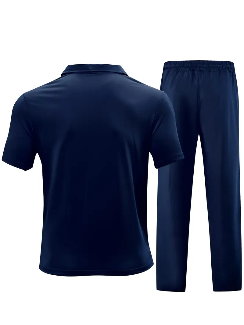Men's set | Trendy & Comfortable | Zip T-shirt & Pants | Daily Use