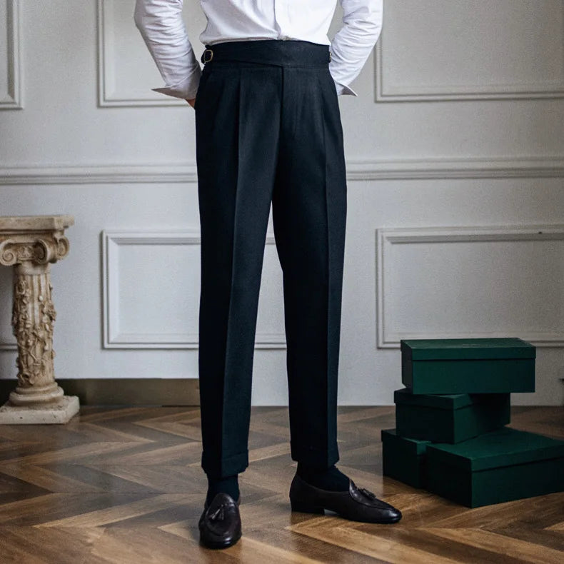 Classic Business Trousers | High Waist & Trendy | Timeless Elegance