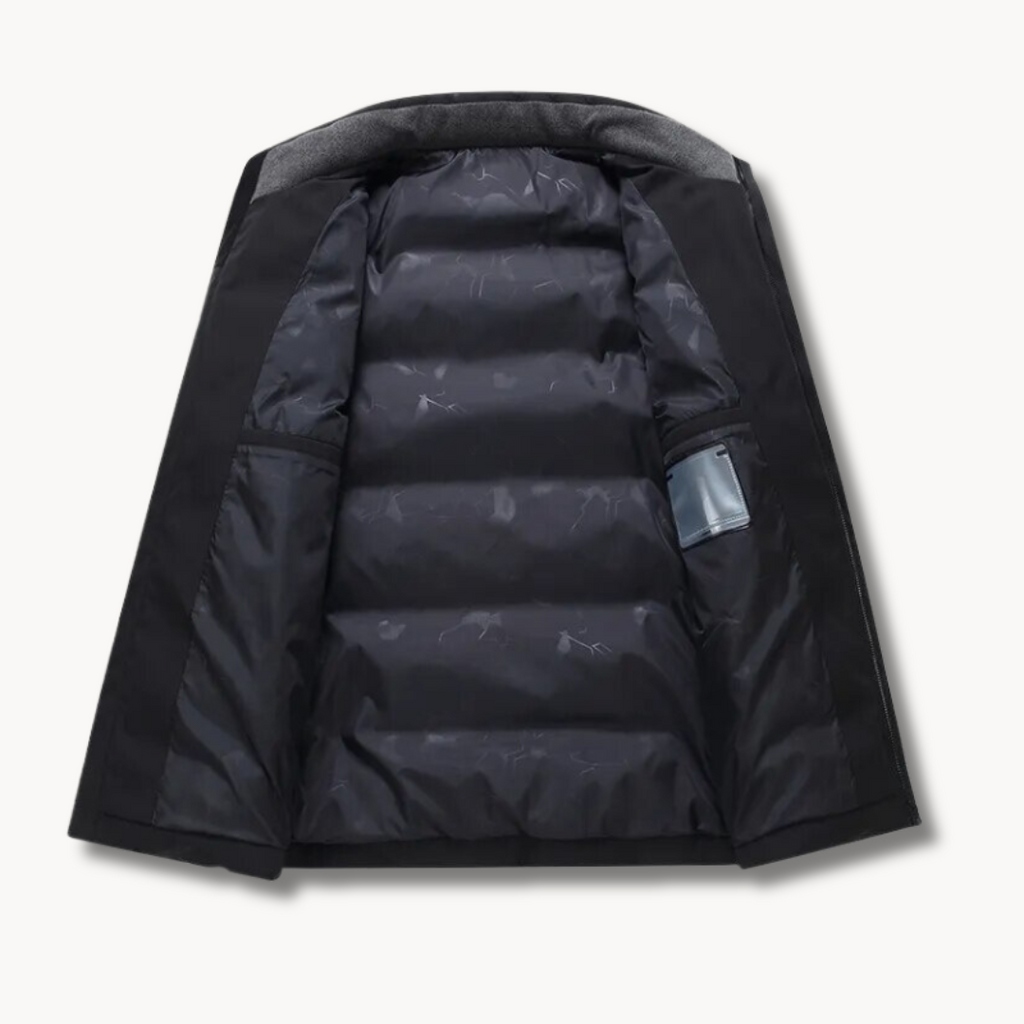 Cosy windproof quilted winter coat for ultimate warmth and exceptional comfort | Stijn