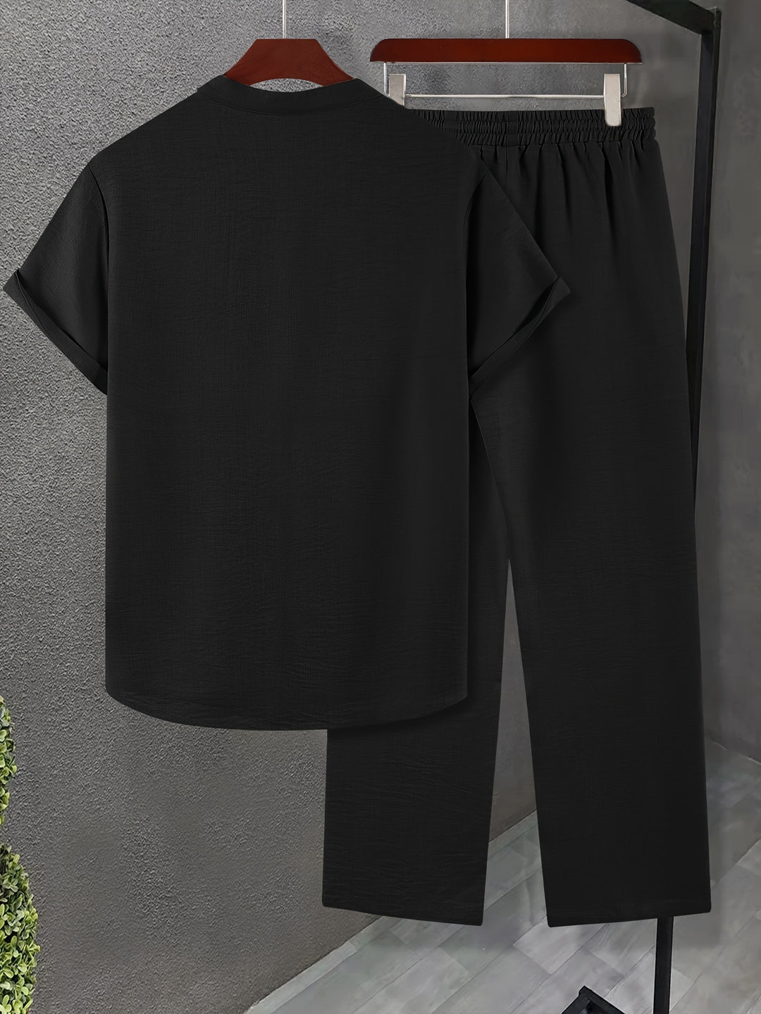 Breathable Shirt & Loose Trousers | Stylish & Comfortable | Men's Set