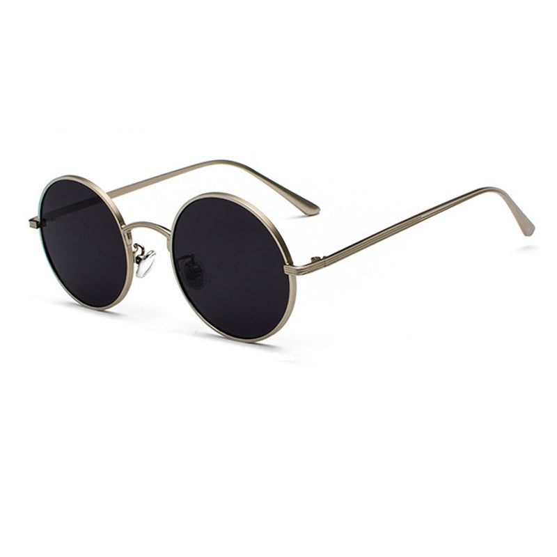 Sunglasses Men's | Round Metal Frame | Vintage Retro Look | Classic Design