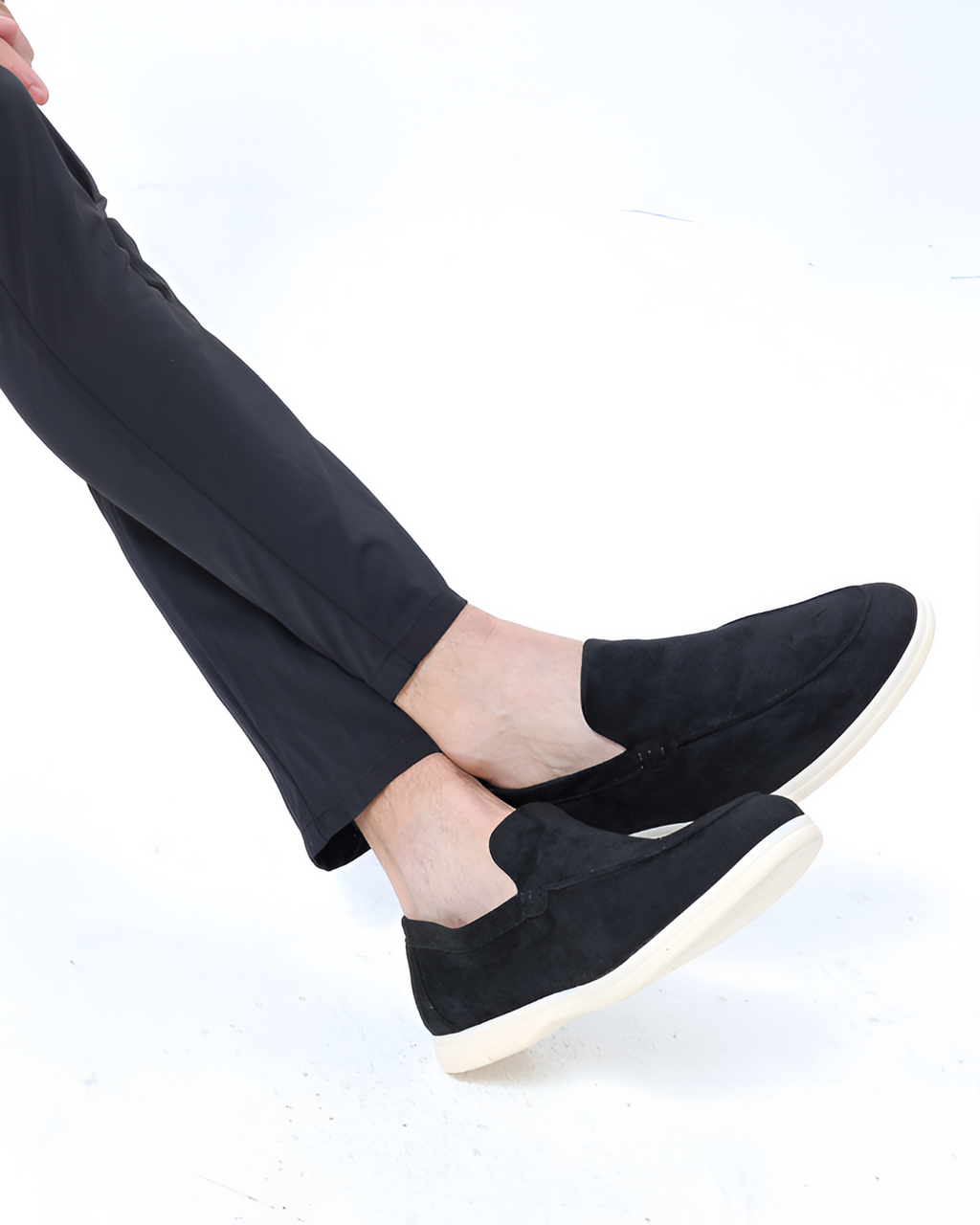 Men's Summer Set | Linen Shirt & Pants + Suede Loafers | Lightweight & Elegant
