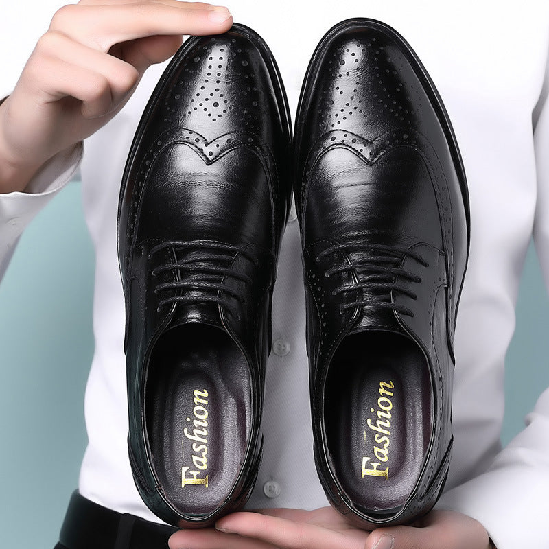 Elegant leather shoes for men with exquisite design and classic charm | Lucas