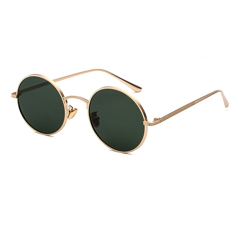 Sunglasses Men's | Round Metal Frame | Vintage Retro Look | Classic Design