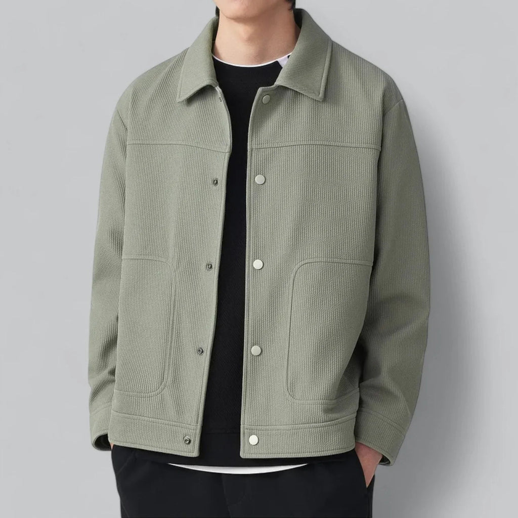 Elegant men's jacket crafted from premium fabric for timeless style and comfort | Gideon