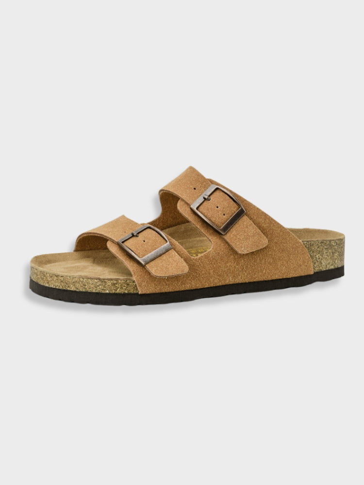 Classic cork sandals for men with comfortable fit and retro style | Hendrik