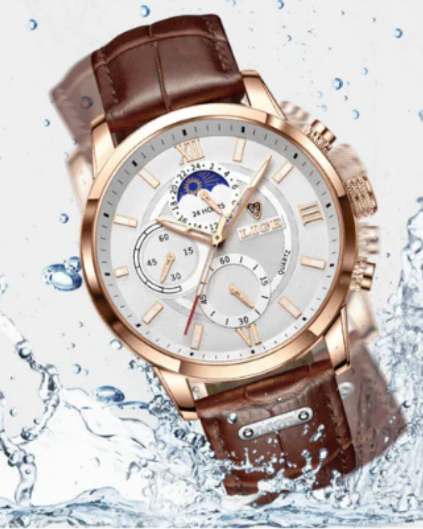 Classic waterproof watch for men with timeless style and top quality | Jason