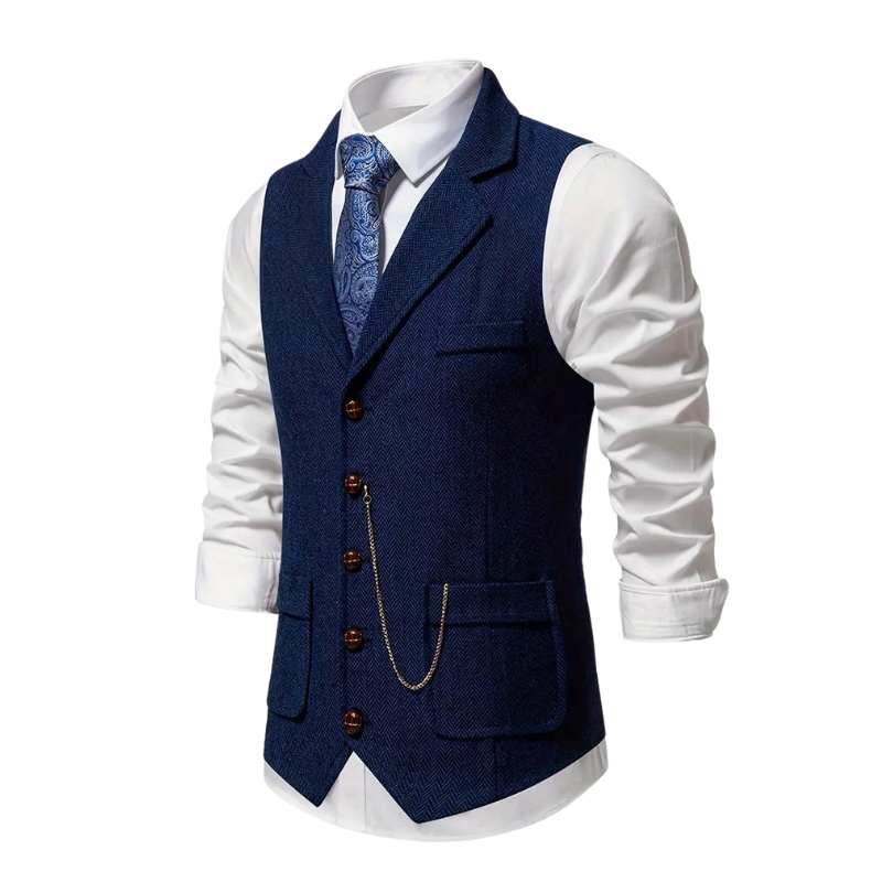 Elegant and vintage men's cardigan with classic charm and timeless sophistication | Morris