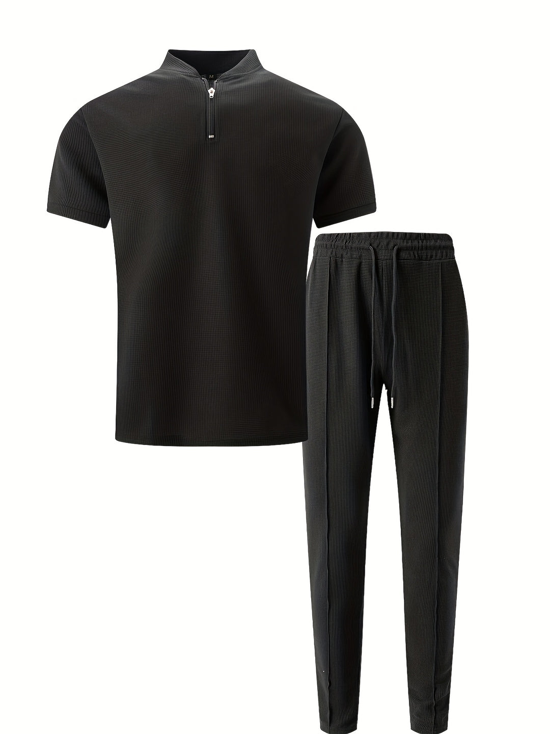 Men's Summer Set | 2-Piece | Short-Sleeve Shirt & Pants | Casual & Breathable