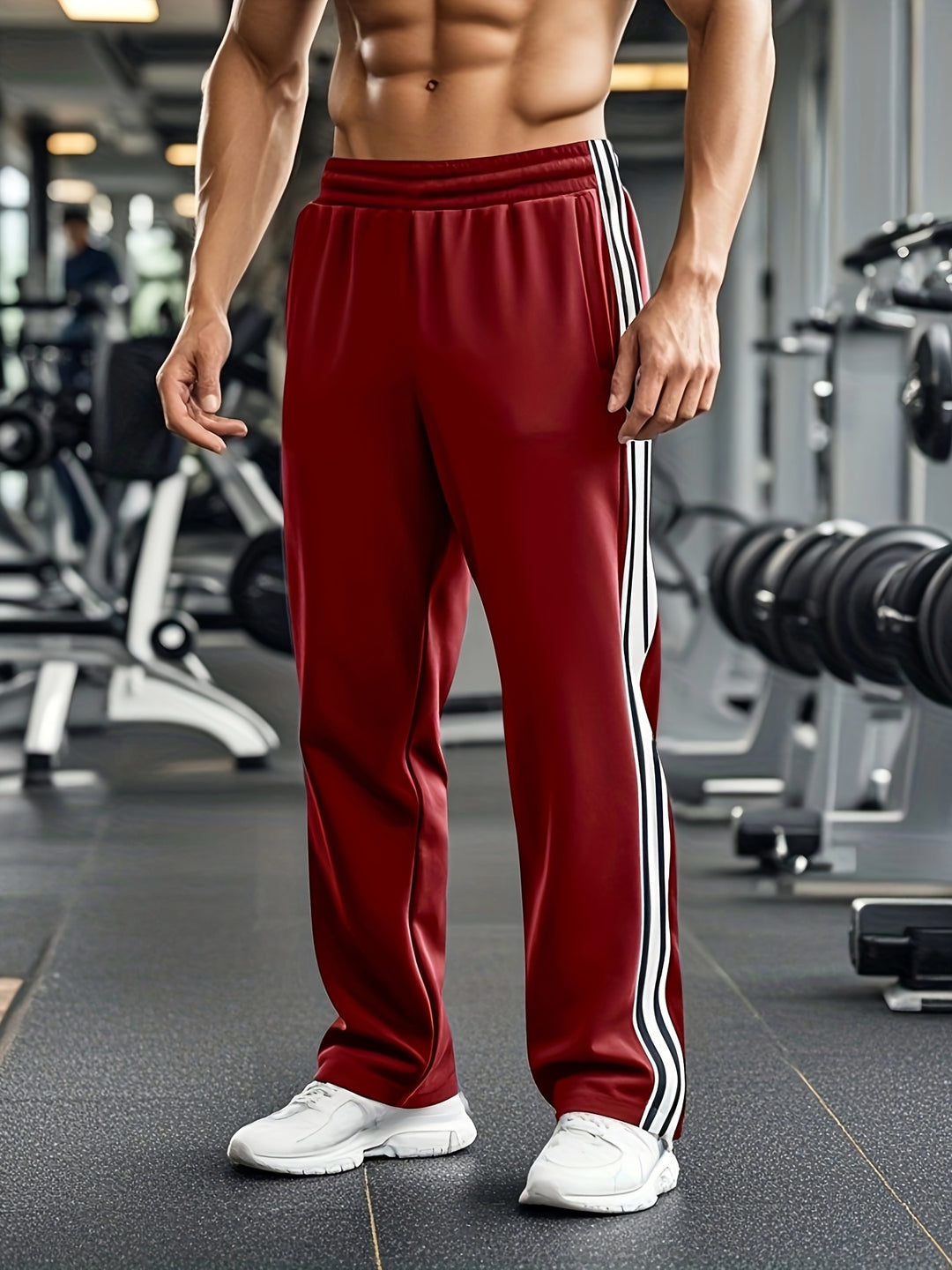 Men's Sports Pants | Breathable & Lightweight | Drawstring for Training, Running & Outdoor Sports