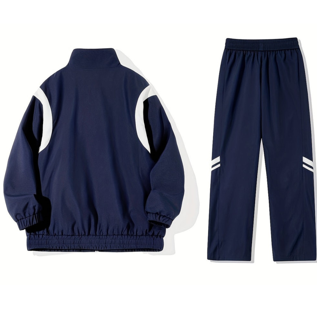 Men's Tracksuit | Windbreaker & Joggers | Color Block | Spring & Autumn