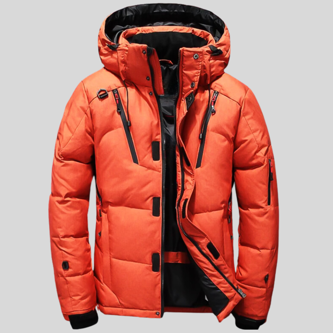 Charming hooded winter coat for ultimate warmth and timeless elegance | Marcel