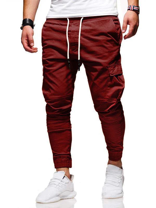 Men's slim cargo trousers with modern fit and casual versatility | Fedde