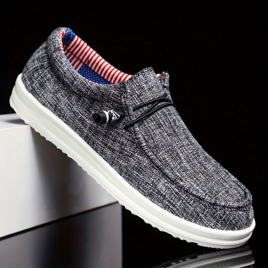 Men's Slip-On Shoes | Lightweight Canvas | Comfortable & Casual | Spring