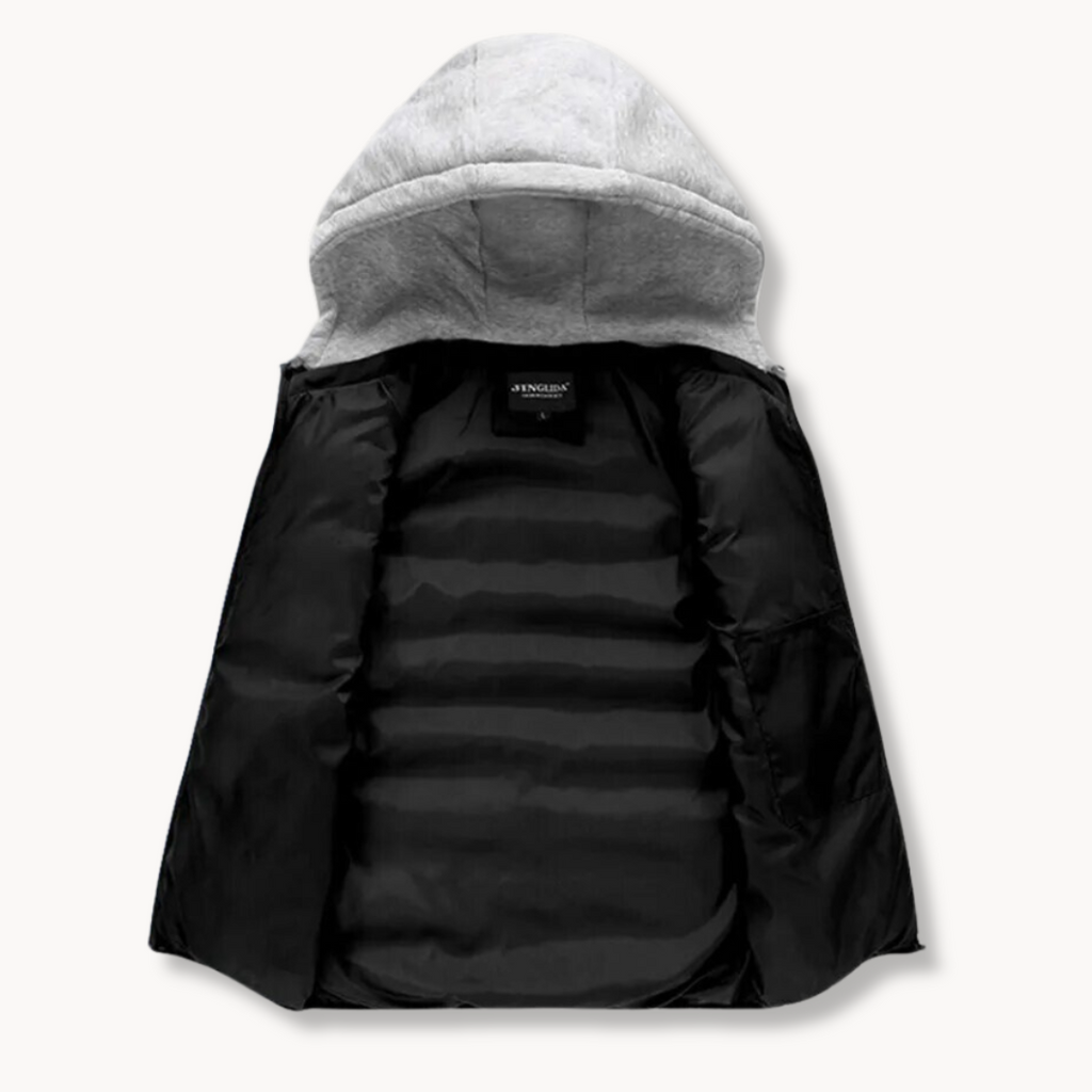 Cozy Hooded Quilted Vest for Men with Ultimate Comfort and Warmth | Tim